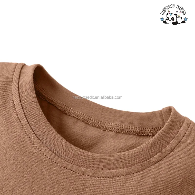 LEZONKIDS - Conjunto de Roupas Femininas Casuais de Verão Esportivas Impressas para Crianças com Camiseta de Manga Curta e Shorts Personalizáveis de Novo Lançamento
